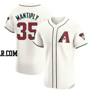 Joe Mantiply Men's Arizona Diamondbacks Cream Elite Home Patch Jersey