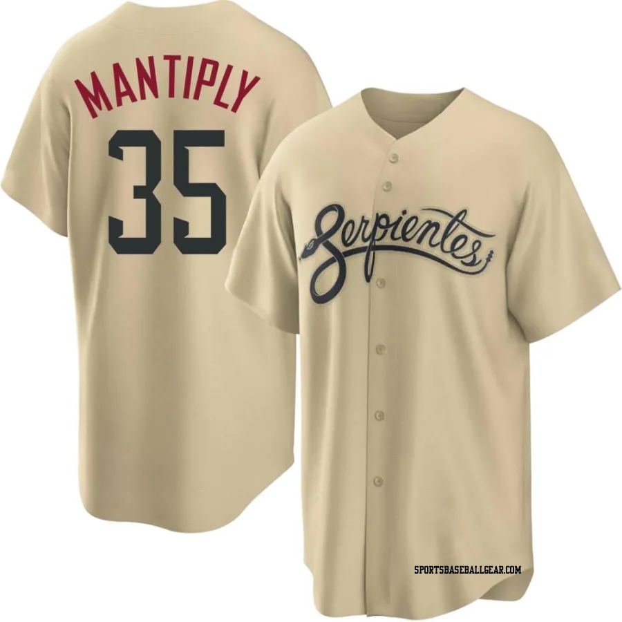 Joe Mantiply Men's Arizona Diamondbacks Gold Replica 2021 City Connect Cool Base Jersey