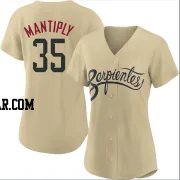 Joe Mantiply Women's Arizona Diamondbacks Gold Authentic 2021 City Connect Cool Base Jersey