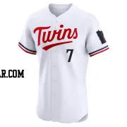 Joe Mauer Men's Minnesota Twins White Elite Home Jersey