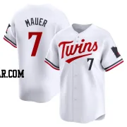 Joe Mauer Youth Minnesota Twins White Limited Home Jersey