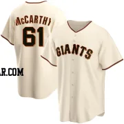 Joe McCarthy Men's San Francisco Giants Cream Replica Home Jersey