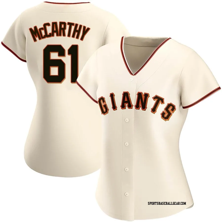 Joe McCarthy Women's San Francisco Giants Cream Authentic Home Jersey