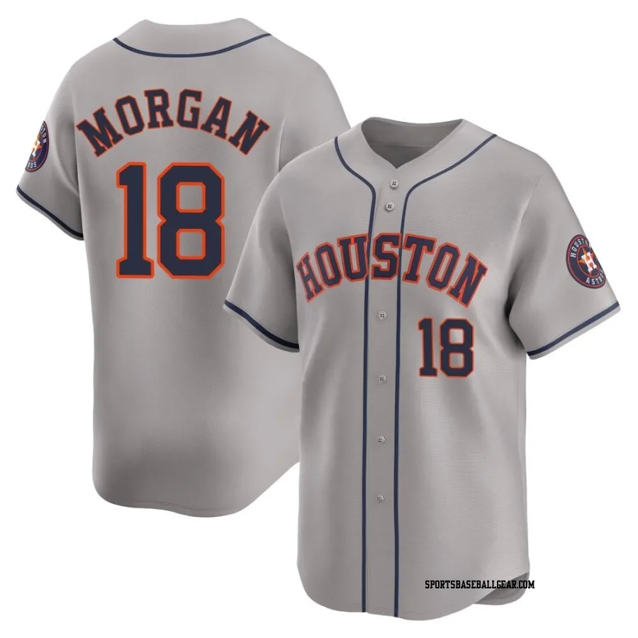 Joe Morgan Men's Houston Astros Gray Limited Away Jersey