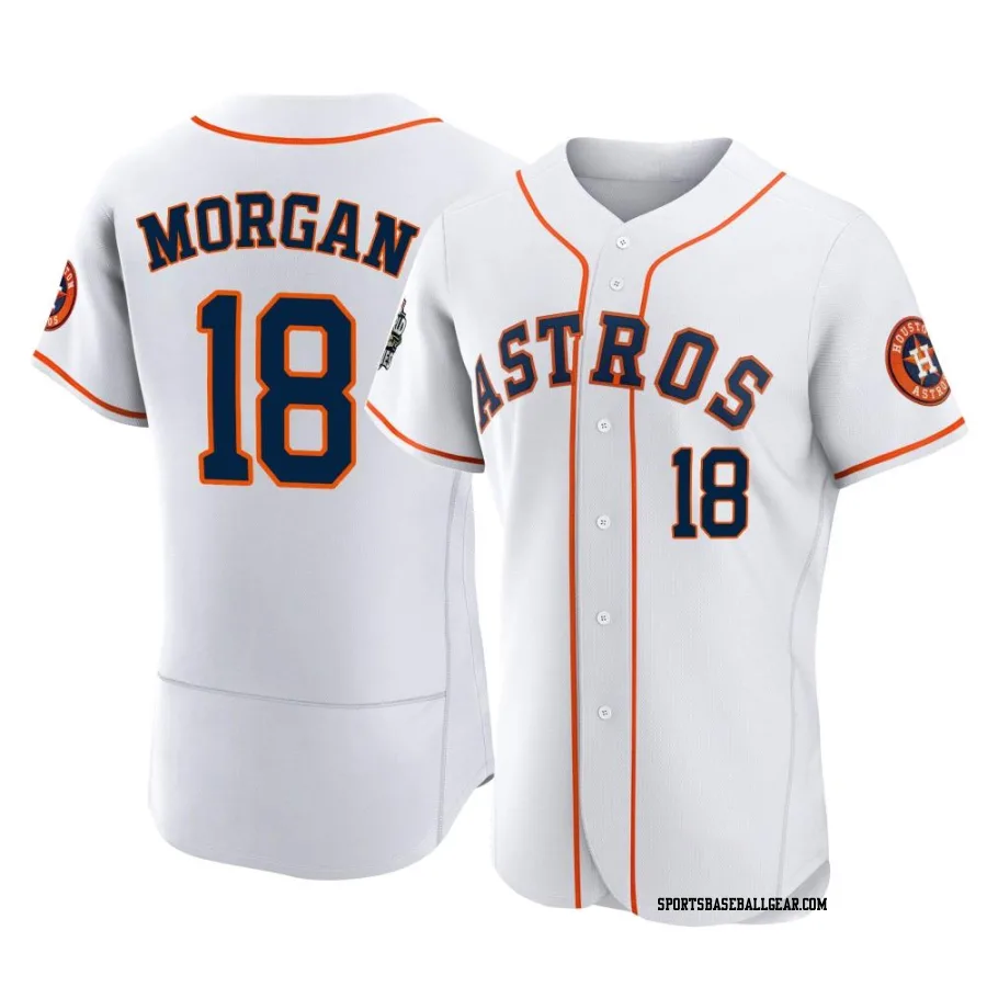 Joe Morgan Men's Houston Astros White Authentic 2022 World Series Home Jersey