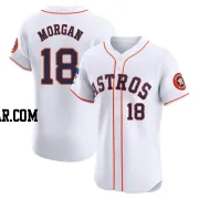 Joe Morgan Men's Houston Astros White Elite Home Patch Jersey