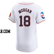 Joe Morgan Men's Houston Astros White Elite Home Patch Jersey