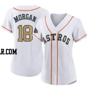 Joe Morgan Women's Houston Astros Gold Authentic White 2023 Collection Jersey