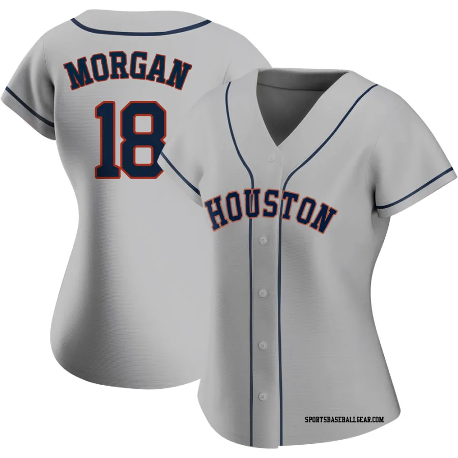 Joe Morgan Women's Houston Astros Gray Authentic Road 2020 Jersey