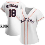 Joe Morgan Women's Houston Astros White Authentic Home Jersey