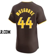 Joe Musgrove Men's San Diego Padres Brown Elite Road Vapor Premier Jersey