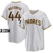 Joe Musgrove Men's San Diego Padres White Replica 2024 World Tour Seoul Series Home Jersey