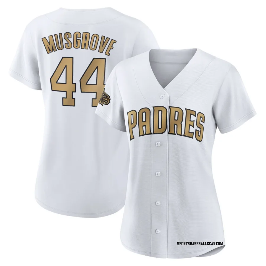 Joe Musgrove Women's San Diego Padres White Game Authentic 2022 All-Star Jersey