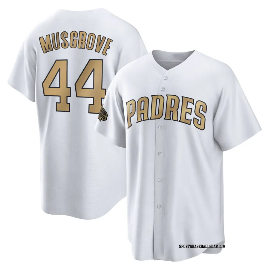 Joe Musgrove Youth San Diego Padres White Game Replica 2022 All-Star Jersey