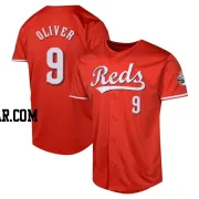 Joe Oliver Men's Cincinnati Reds Red Limited Alternate Jersey