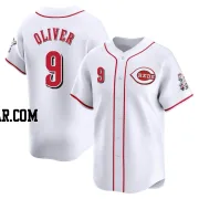 Joe Oliver Men's Cincinnati Reds White Limited Home Jersey