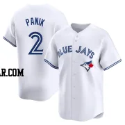 Joe Panik Men's Toronto Blue Jays White Limited Home Jersey