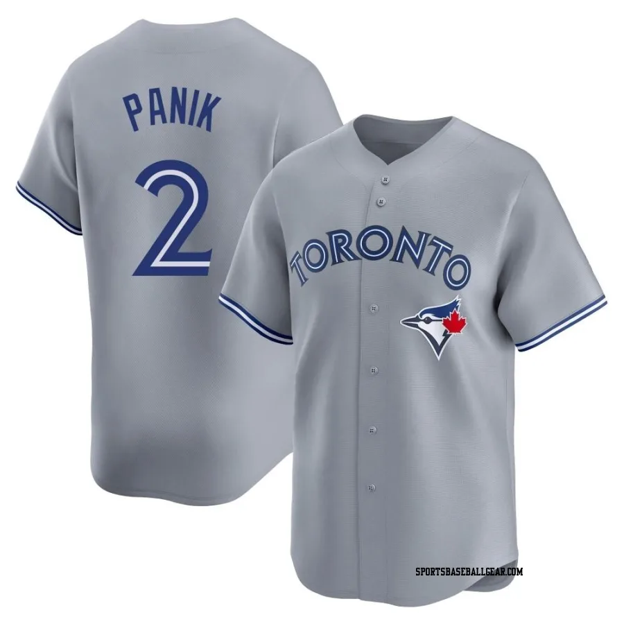 Joe Panik Youth Toronto Blue Jays Gray Limited Away Jersey