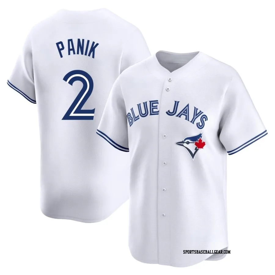 Joe Panik Youth Toronto Blue Jays White Limited Home Jersey