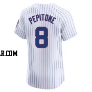 Joe Pepitone Men's Chicago Cubs White Elite Home Jersey