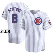 Joe Pepitone Men's Chicago Cubs White Limited Home Jersey