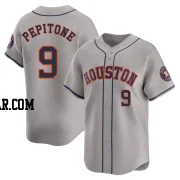 Joe Pepitone Men's Houston Astros Gray Limited Away Jersey