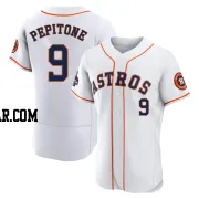 Joe Pepitone Men's Houston Astros White Authentic 2022 World Series Champions Home Jersey