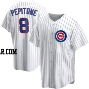 Joe Pepitone Youth Chicago Cubs White Replica Home Jersey