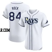 Joe Rock Men's Tampa Bay Rays White Elite Home Jersey