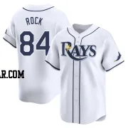 Joe Rock Men's Tampa Bay Rays White Limited Home Jersey