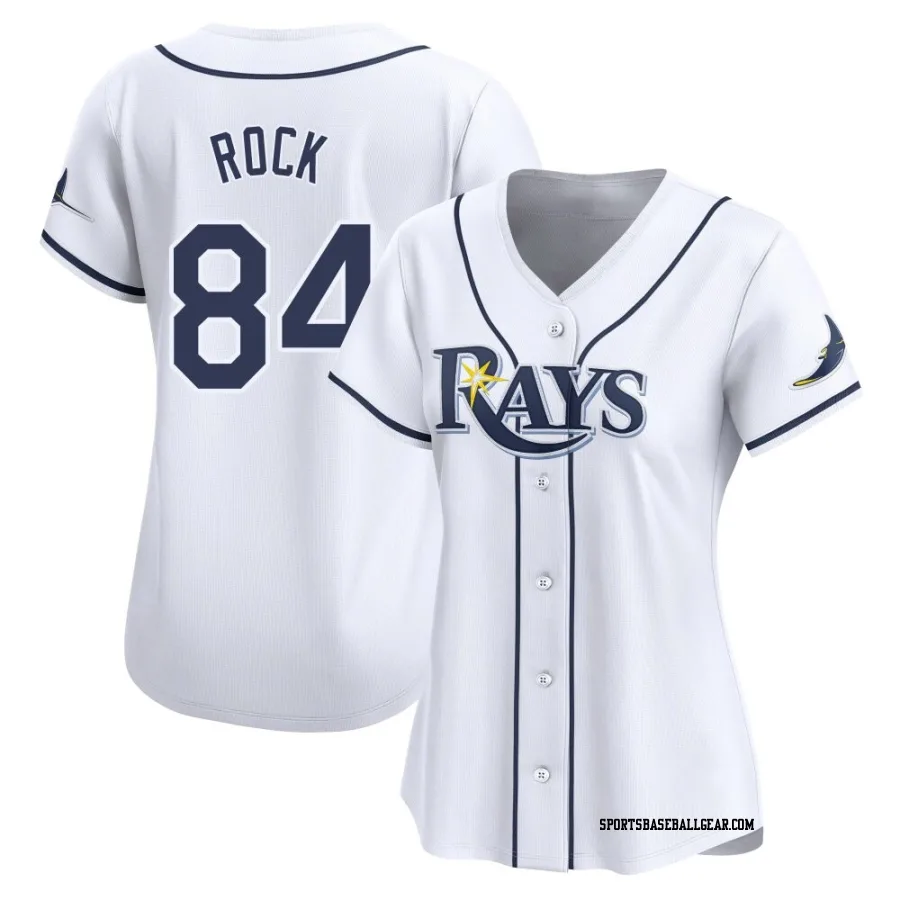 Joe Rock Women's Tampa Bay Rays White Limited Home Jersey