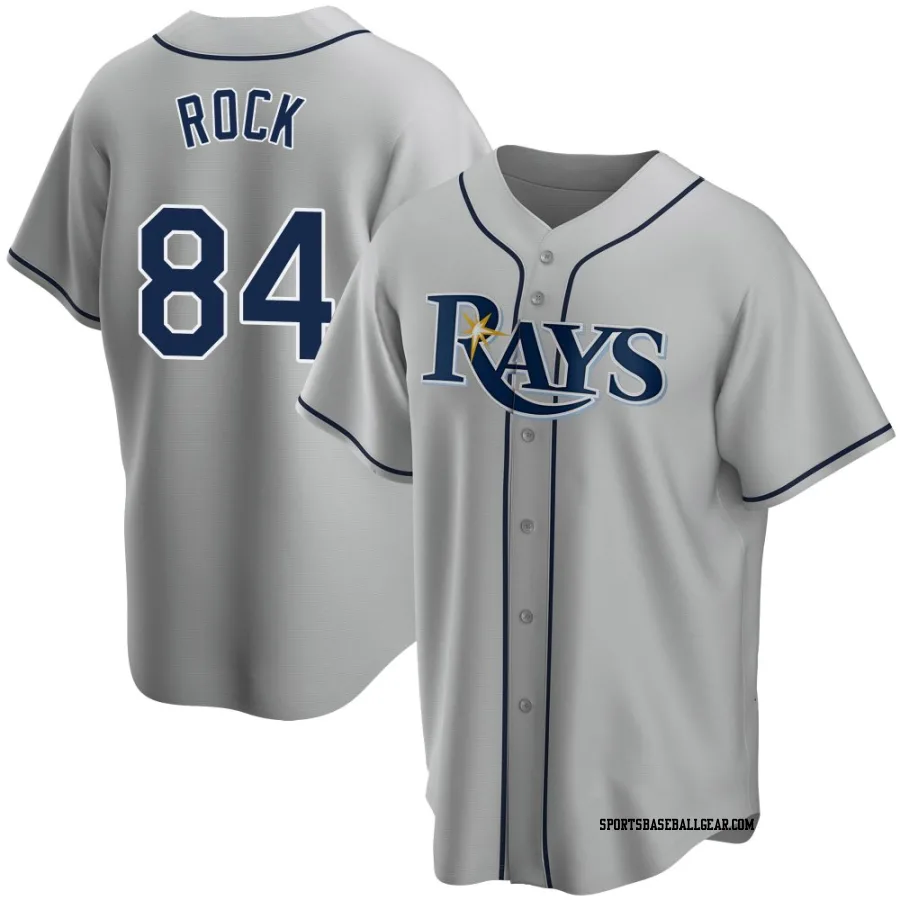 Joe Rock Youth Tampa Bay Rays Gray Replica Road Jersey