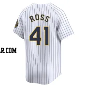 Joe Ross Men's Milwaukee Brewers White Limited Alternate Jersey