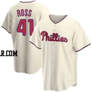 Joe Ross Men's Philadelphia Phillies Cream Replica Alternate Jersey