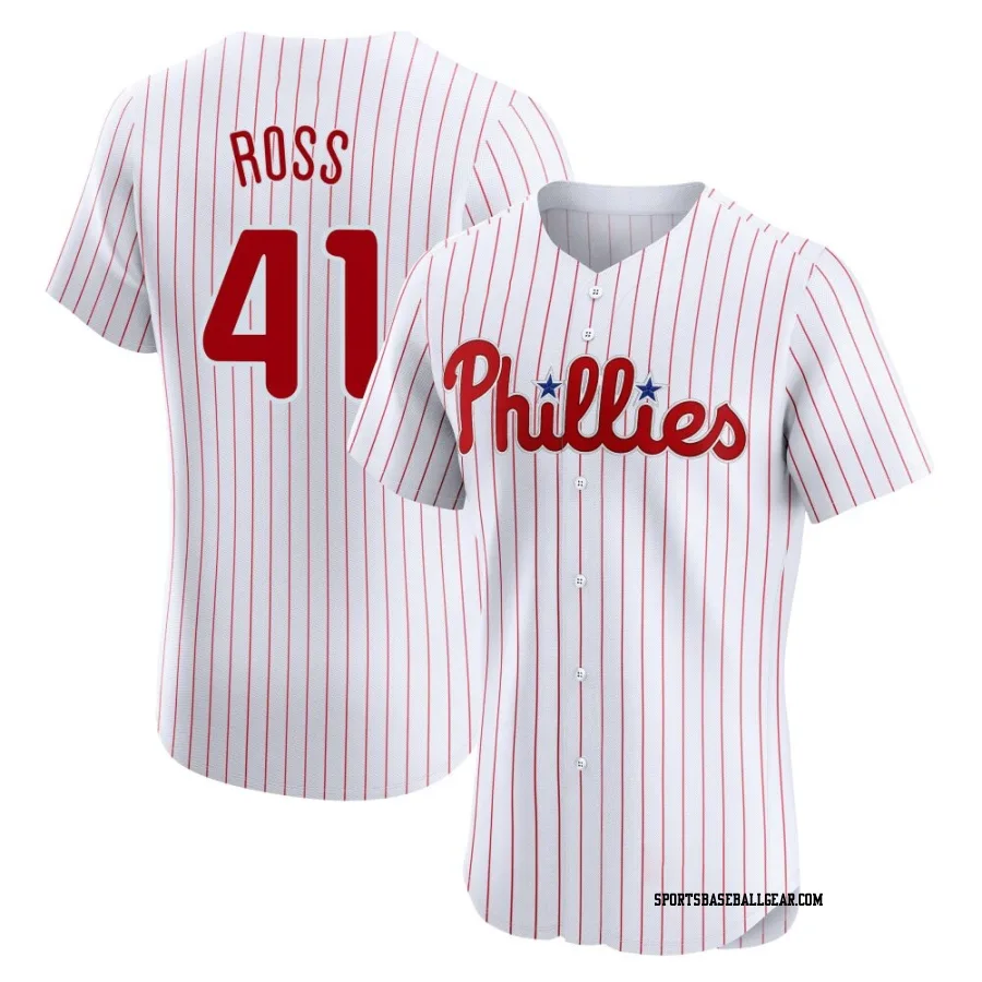 Joe Ross Men's Philadelphia Phillies White Elite Home Jersey