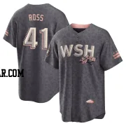 Joe Ross Men's Washington Nationals Gray Replica 2022 City Connect Jersey