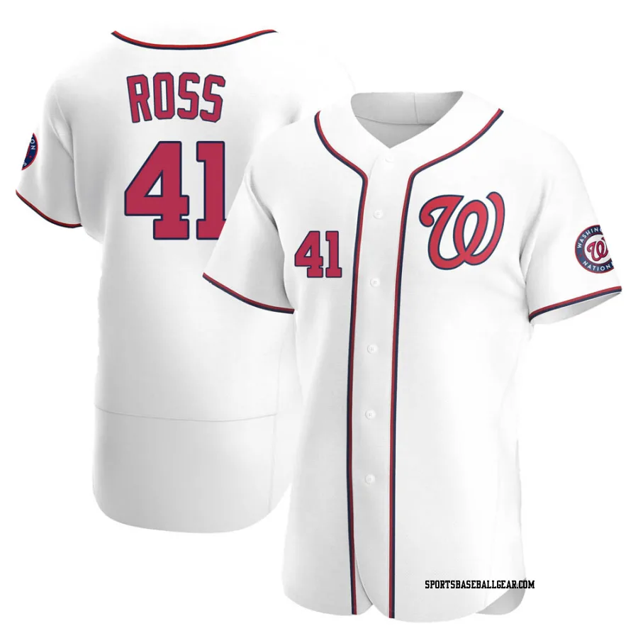 Joe Ross Men's Washington Nationals White Authentic Home Jersey