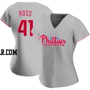 Joe Ross Women's Philadelphia Phillies Gray Authentic Road Jersey