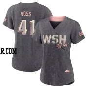 Joe Ross Women's Washington Nationals Gray Replica 2022 City Connect Jersey