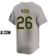 Joe Rudi Men's Oakland Athletics Gray Limited Away Jersey