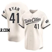 Joe Ryan Men's Minnesota Twins Cream Limited Alternate Jersey