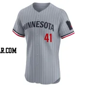 Joe Ryan Men's Minnesota Twins Gray Elite Road Jersey