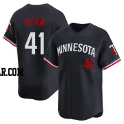 Joe Ryan Men's Minnesota Twins Navy Limited Alternate Jersey