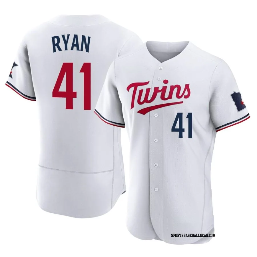 Joe Ryan Men's Minnesota Twins White Authentic Home Jersey