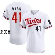 Joe Ryan Men's Minnesota Twins White Elite Home Jersey