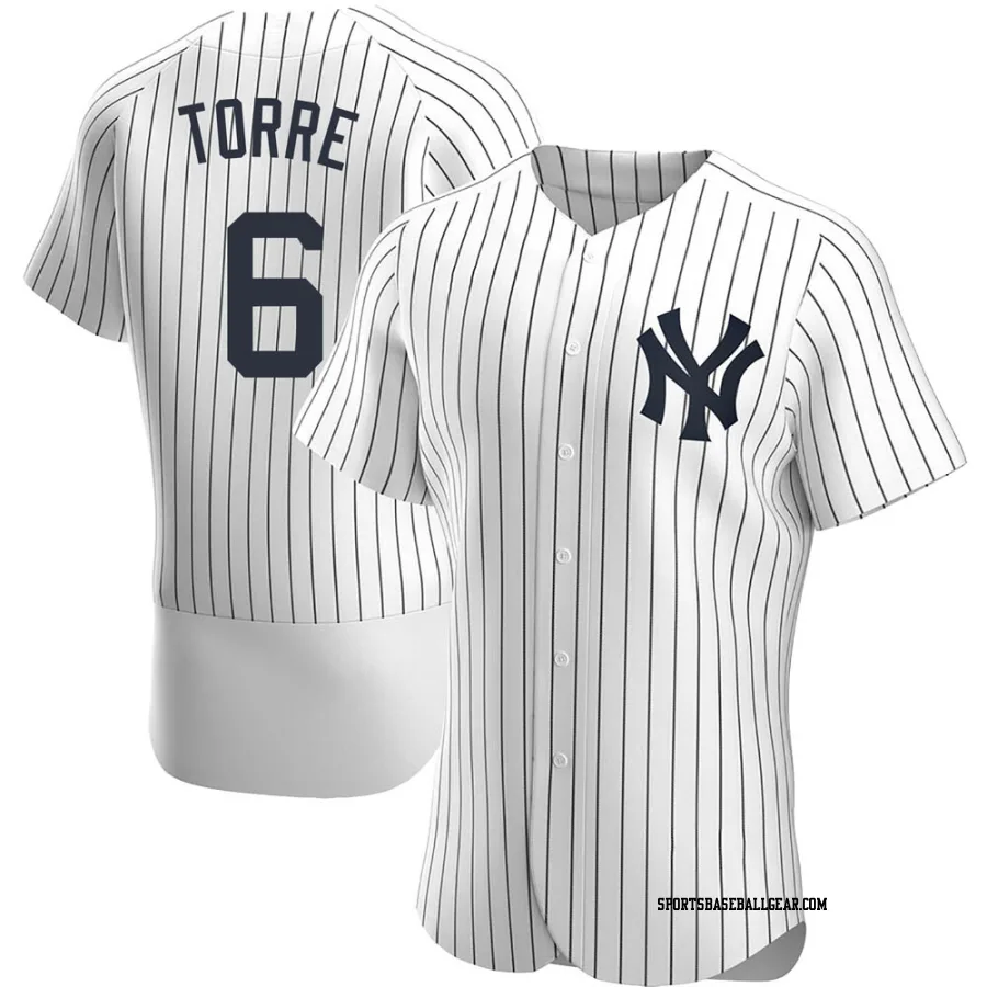 Joe Torre Men's New York Yankees White Authentic Home Jersey