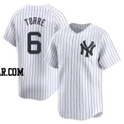 Joe Torre Men's New York Yankees White Limited Yankee Home Jersey