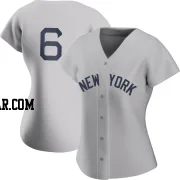 Joe Torre Women's New York Yankees Gray Authentic 2021 Field of Dreams Jersey