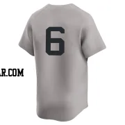 Joe Torre Youth New York Yankees Gray Limited Away 2nd Jersey