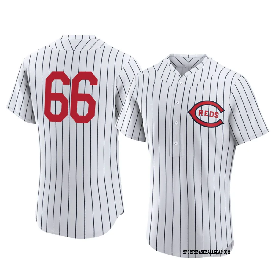 Joel Kuhnel Men's Cincinnati Reds White Authentic 2022 Field Of Dreams Jersey